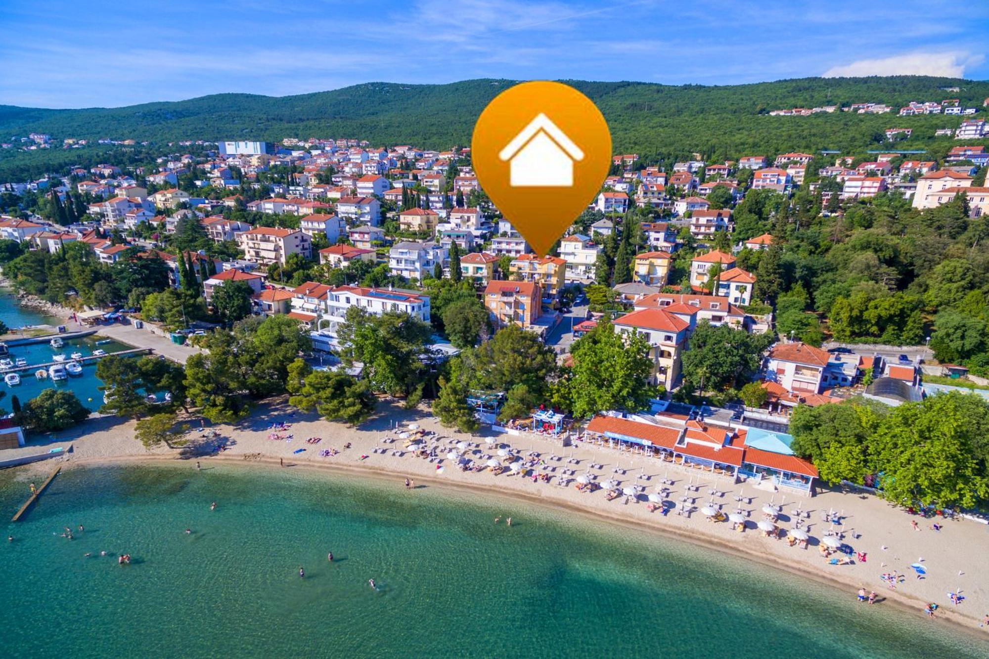Duerr Apartman Crikvenica Kültér fotó